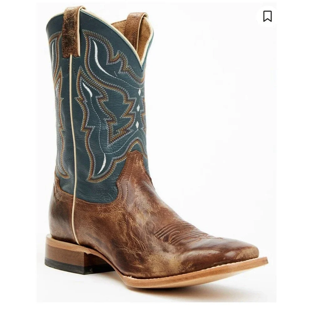 NWT Demo Try On Cody James Men’s Western Boots Navy BBS20 Size 10.5 Cowboy